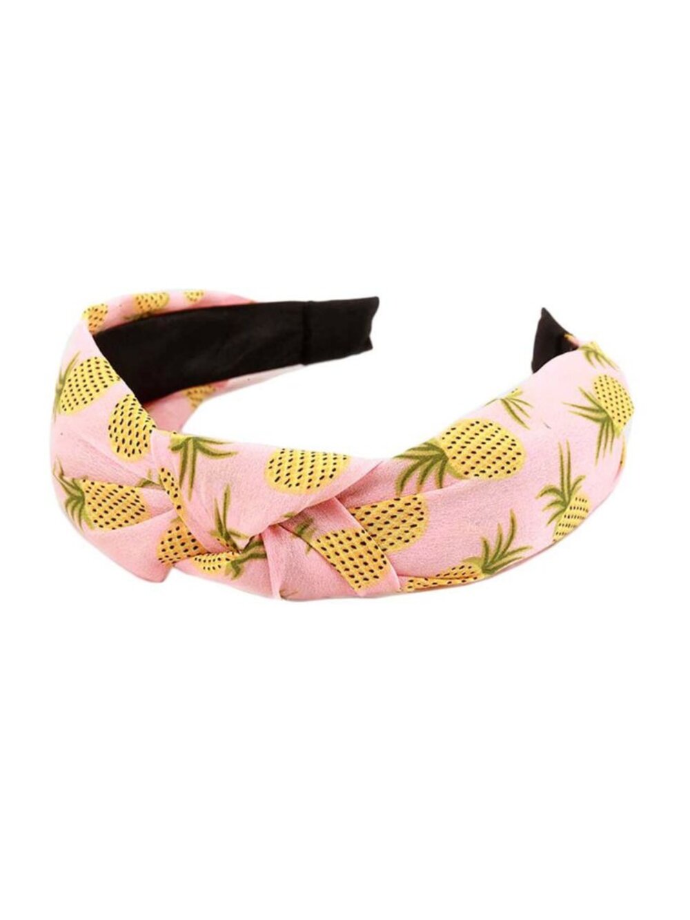 Tigerstars Pink Pineapple Fruity Knotted Headband